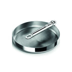 Sartén de acero inoxidable con mango plegable de 24 cm