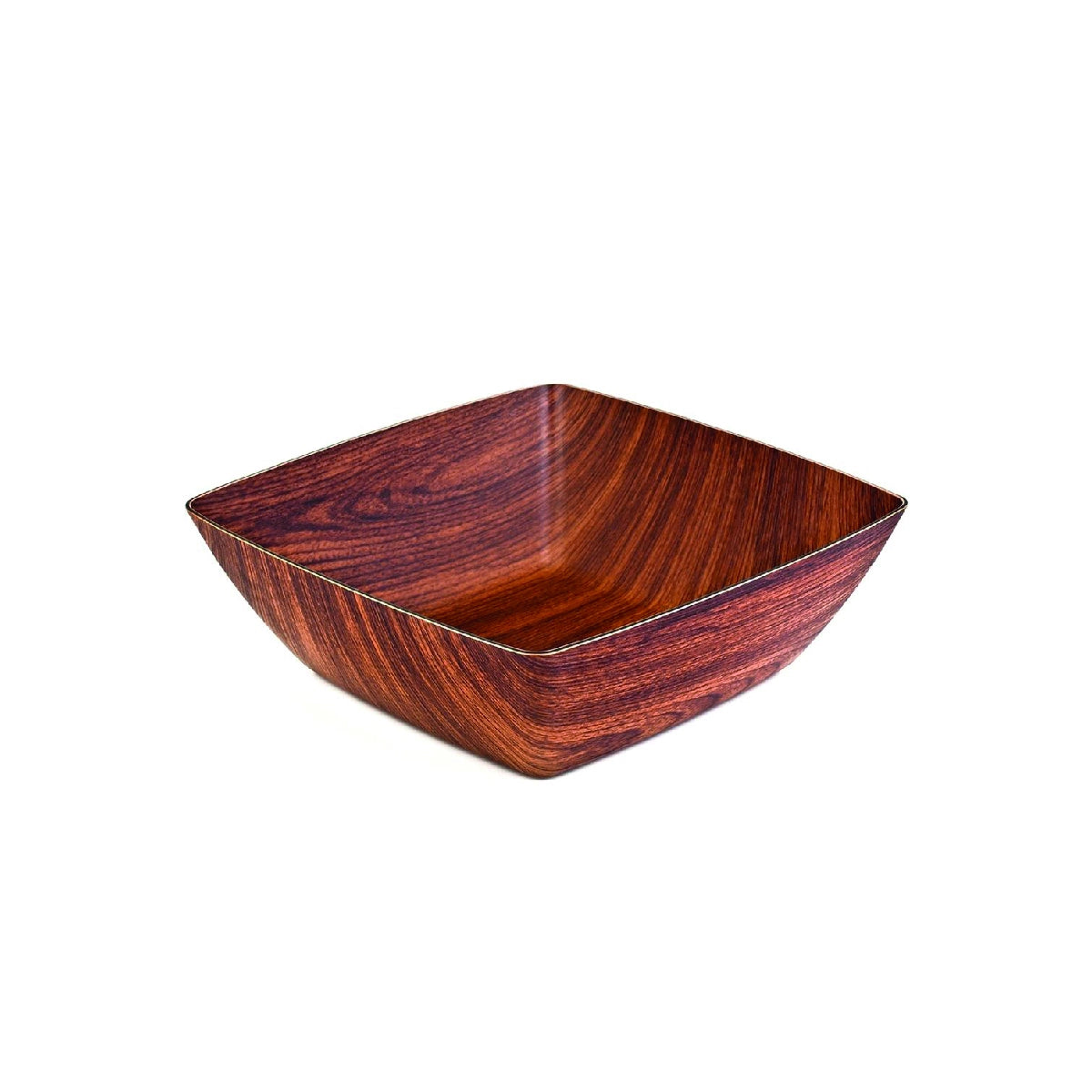 Ensaladera cuadrada de 34 cm en madera
