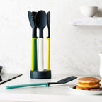 Set de 5 utensilios opal con soporte