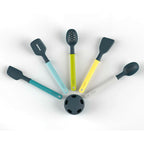 Set de 5 utensilios opal con soporte