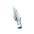 Set de 5 utensilios Nest tonos azules
