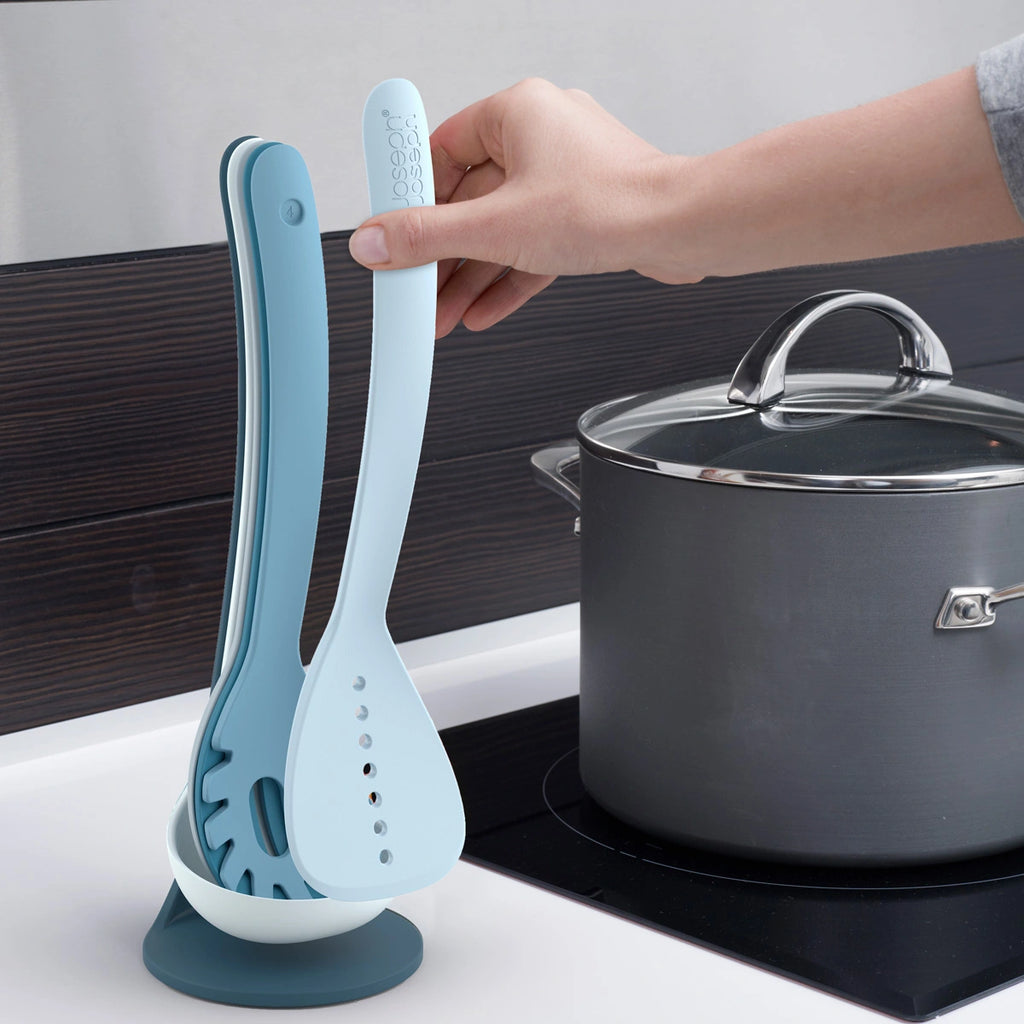 Set de 5 utensilios Nest tonos azules