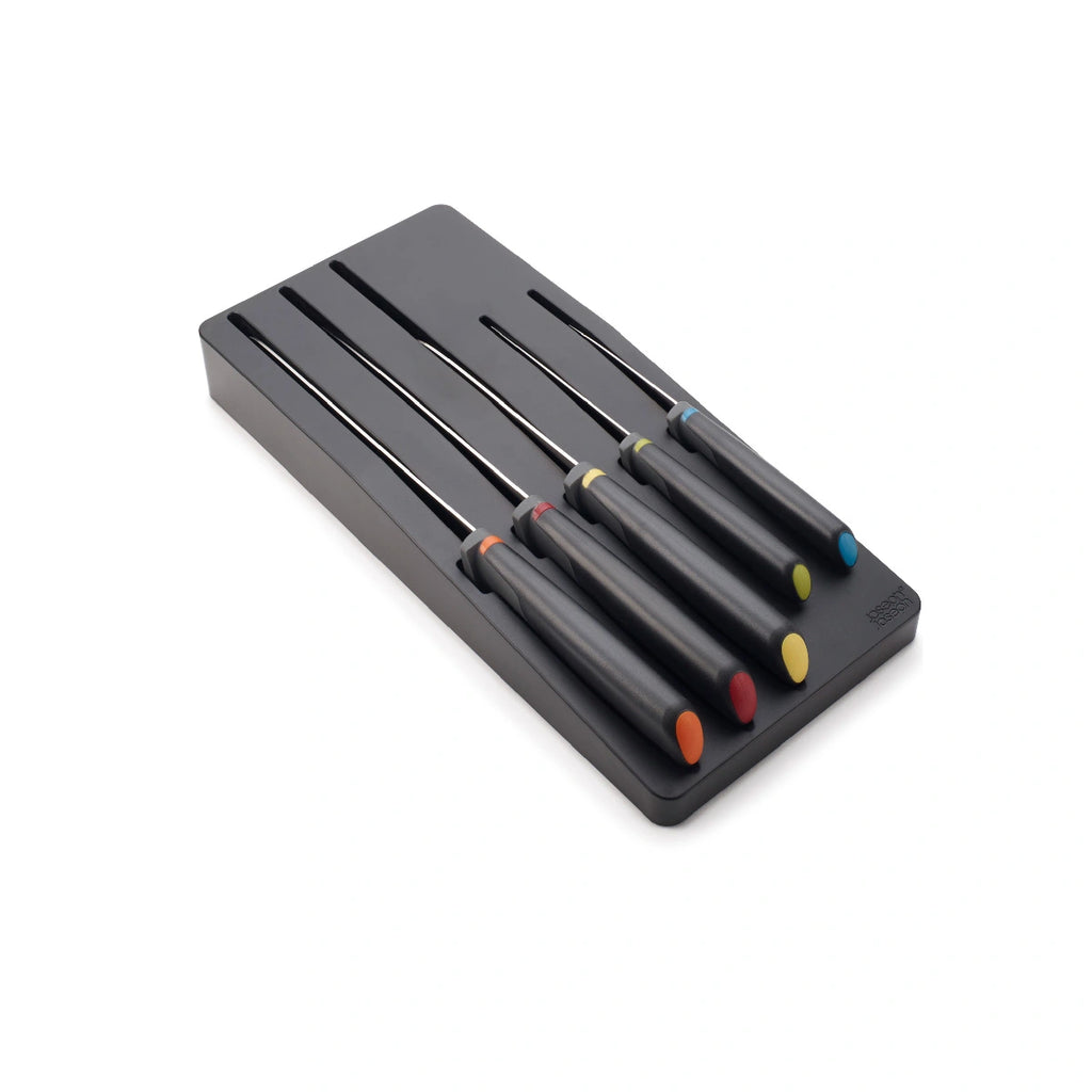 Juego de 5 cuchillos Elevate con base