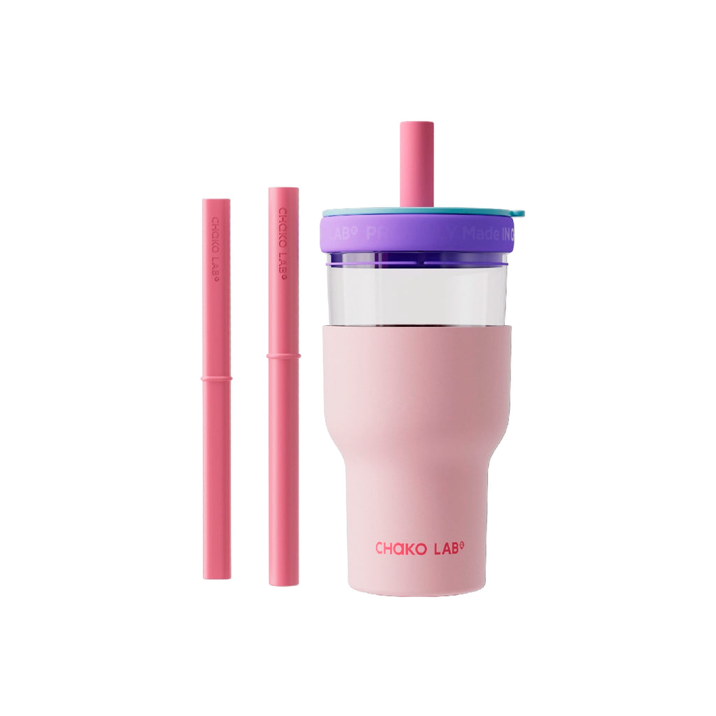 Dual-Layer rosa y celeste