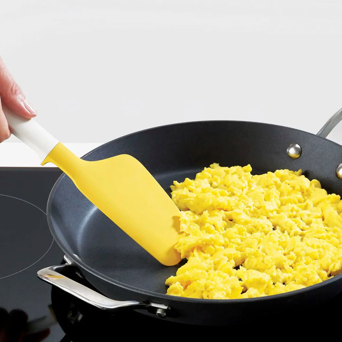 Espátula de silicona para huevos