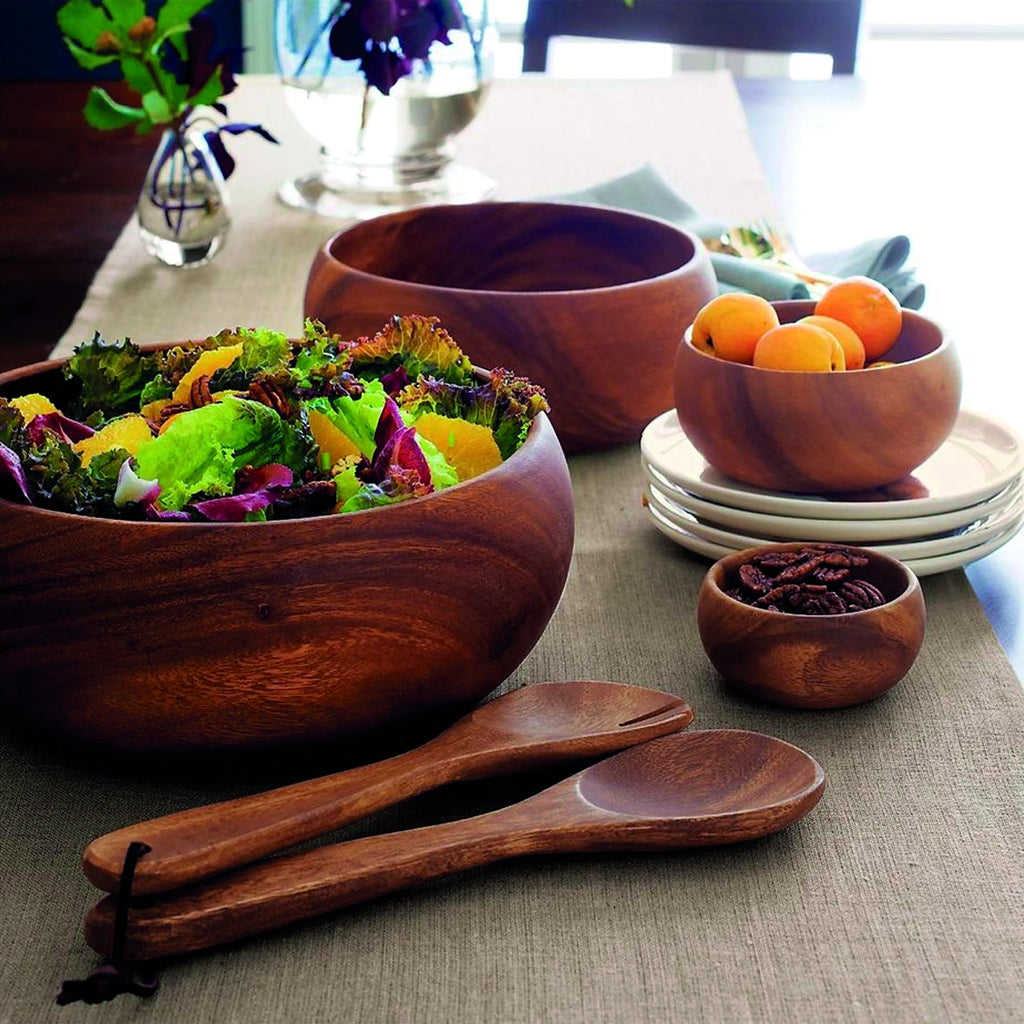 Bowl de madera de acacia 30 cm