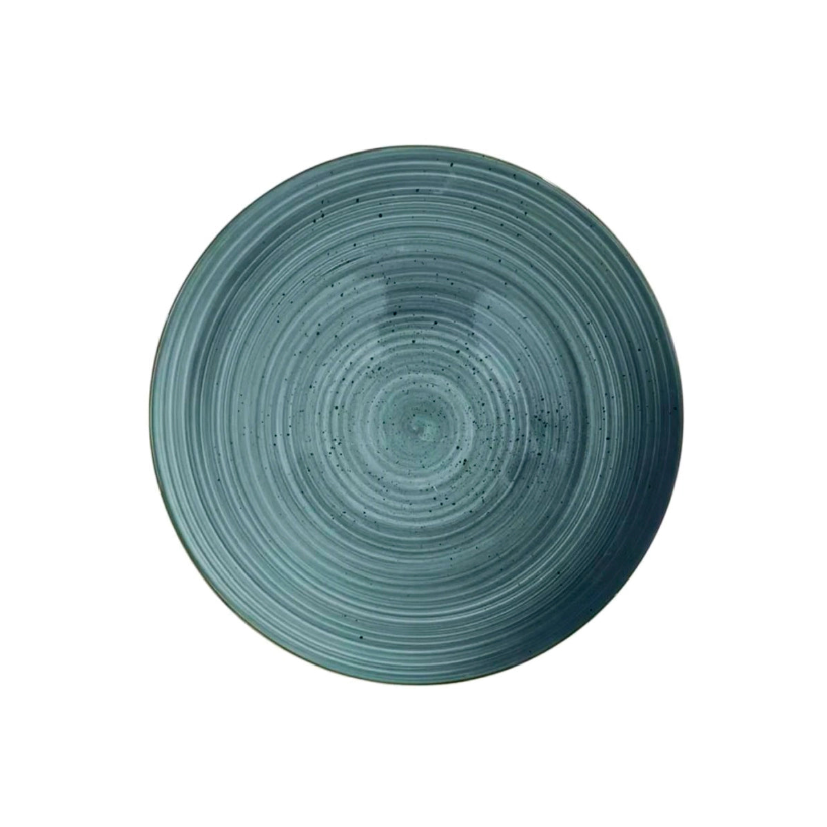 Plato de cerámica 27 cm celeste