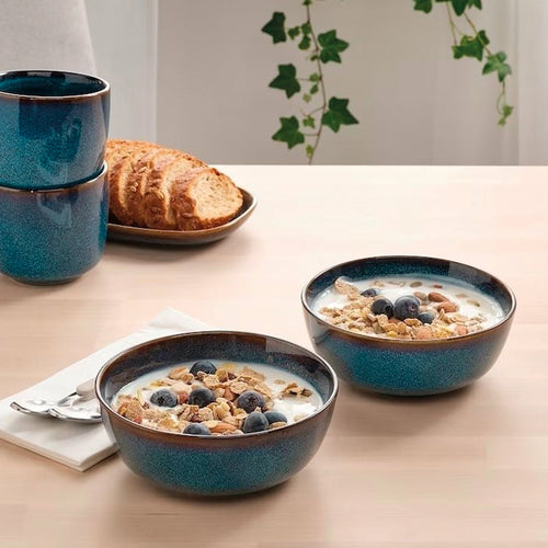 Bowl cerámica 14 cm Organic azul
