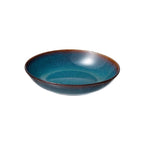 Plato hondo 20 cm cerámica Organic Azul