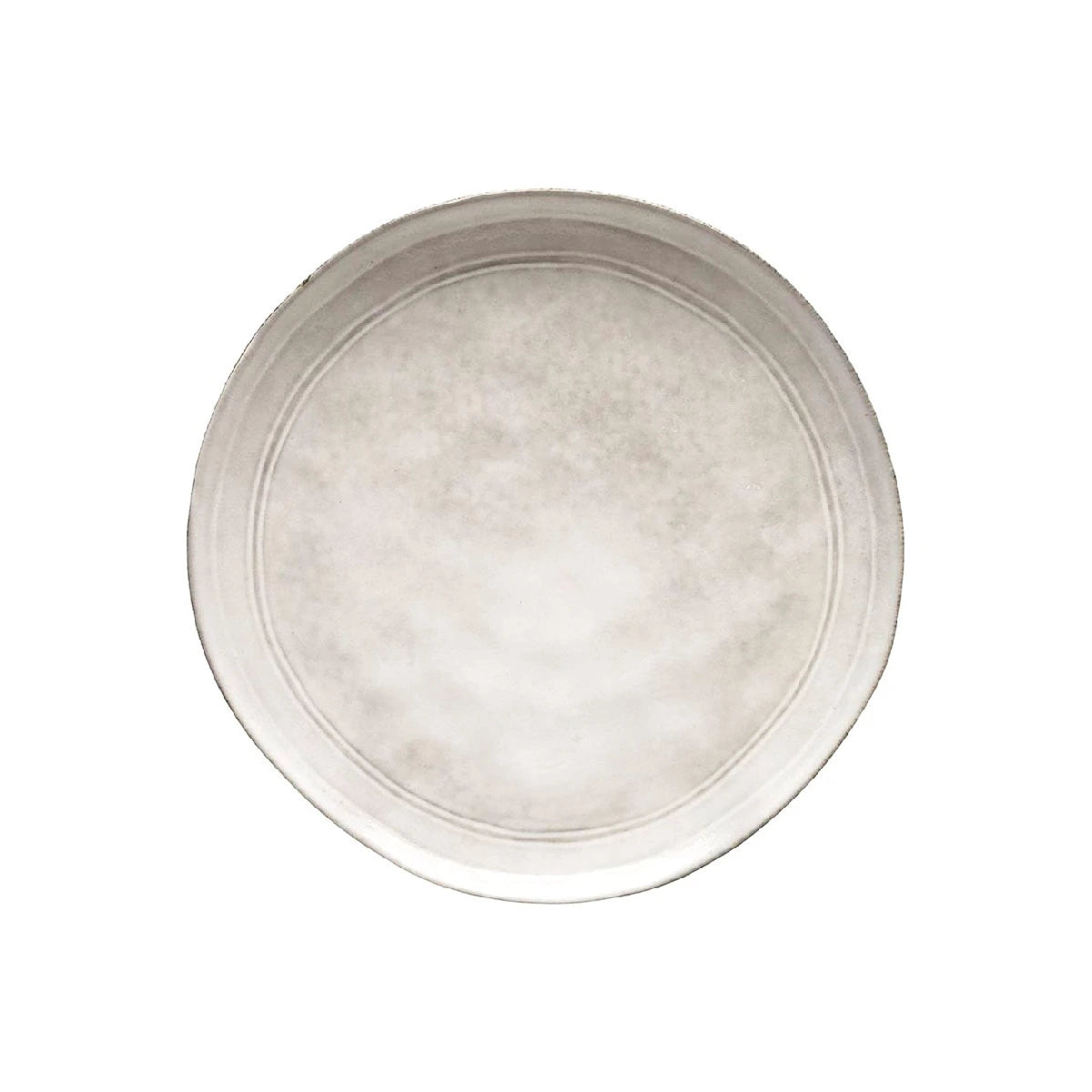 Plato de mesa 27 cm blanco tiza