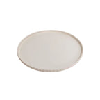 Plato mesa cerámica 27 cm blanco mate
