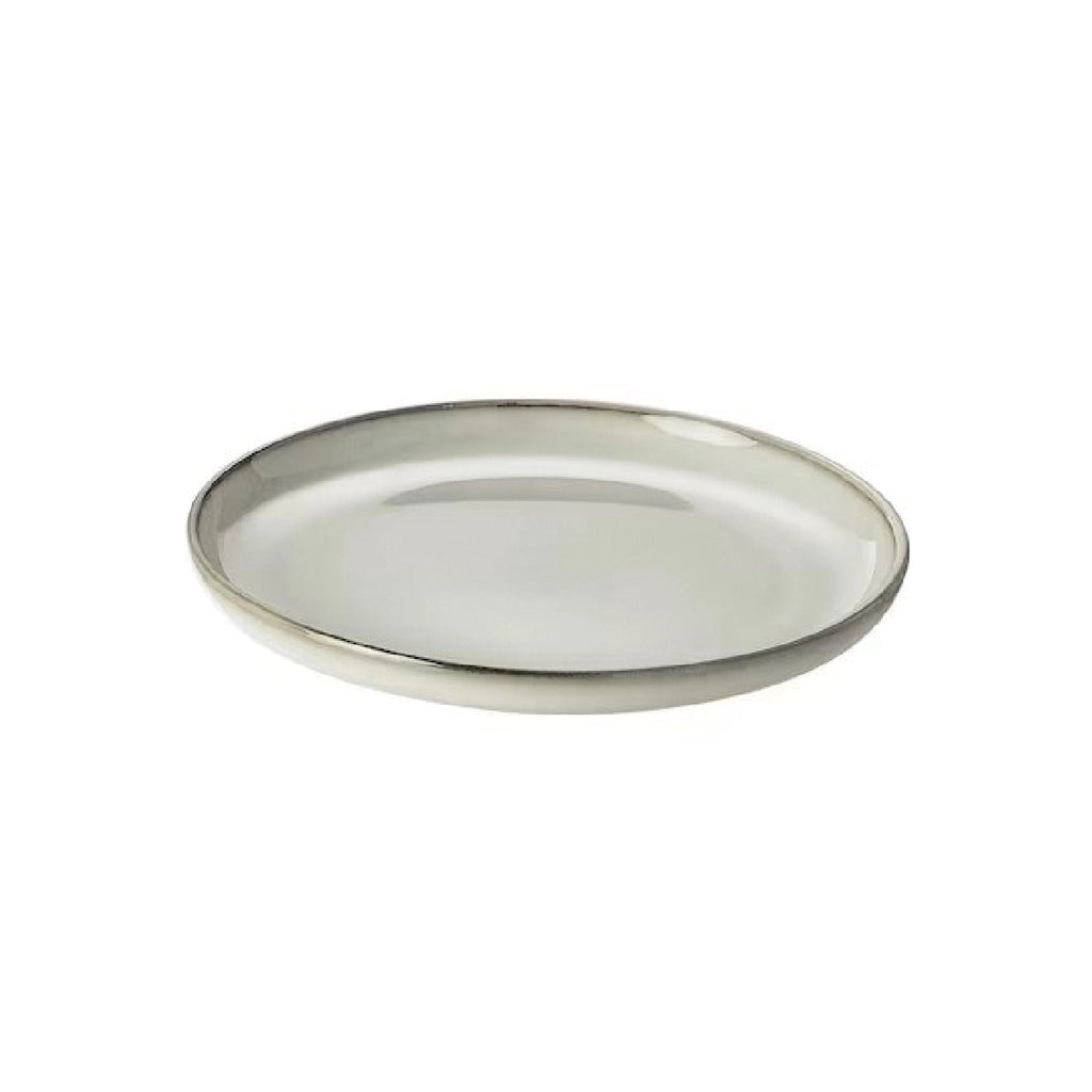 Plato cerámica 25 cm Organic gris