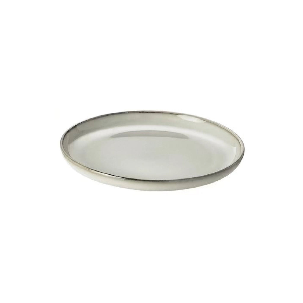 Plato de postre cerámica 20 cm organic gris