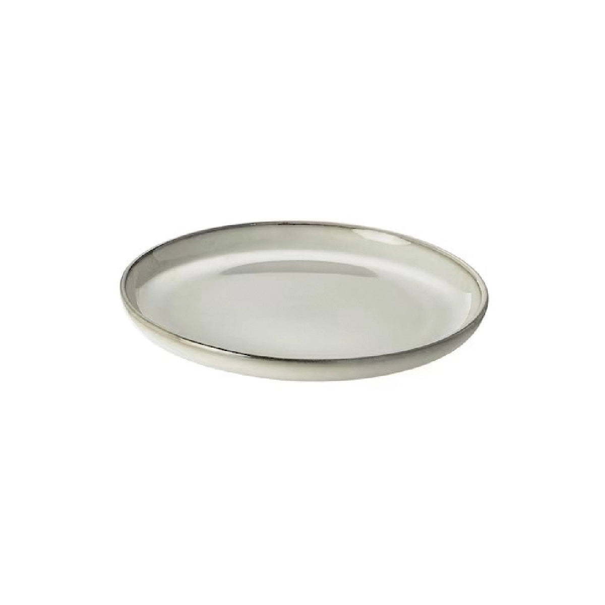 Plato de postre cerámica 20 cm organic gris