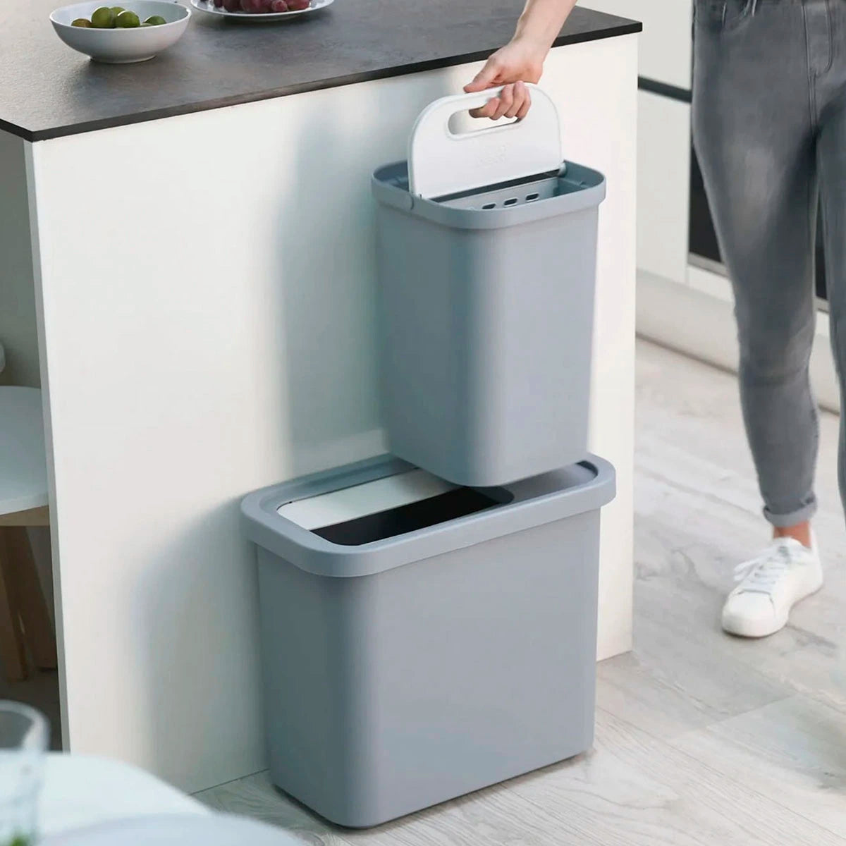 Colector de reciclaje GoRecycle de 46L