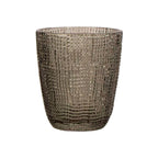 Vaso de vidrio 300 ml gris muselina