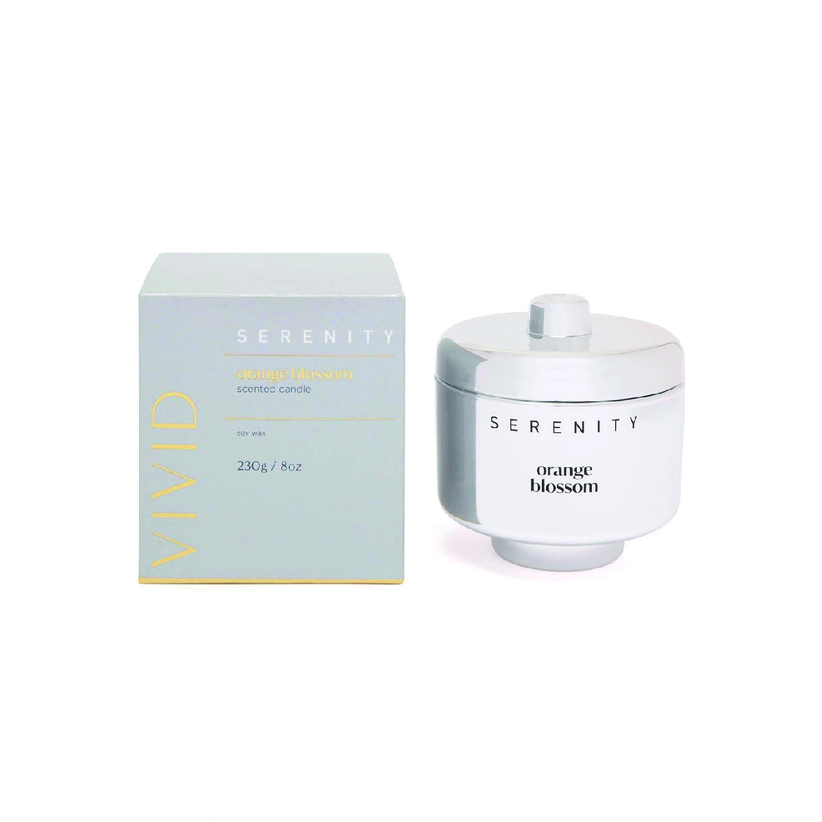Vela Serenity naranja persa y cassis