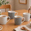Taza blanco y negro