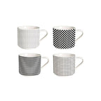Taza blanco y negro