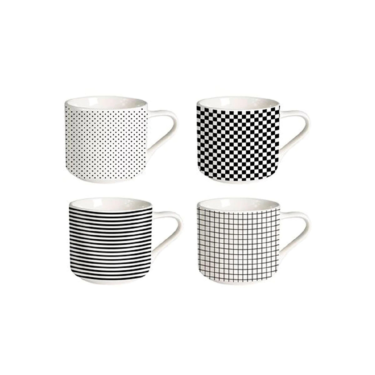 Taza blanco y negro