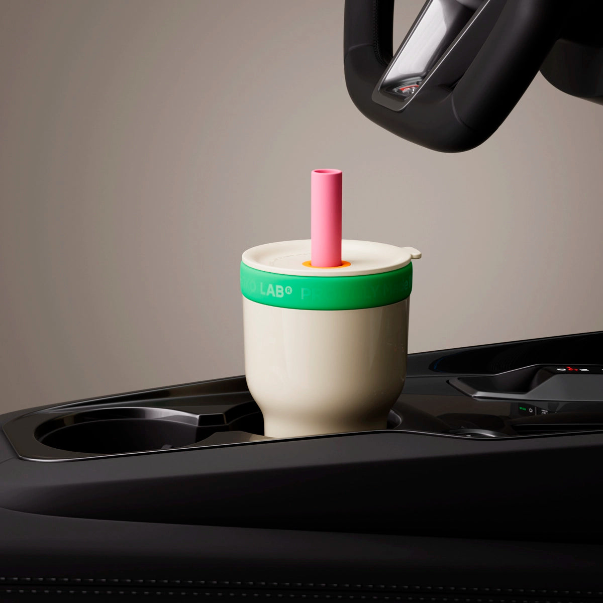 Dual-Layer crema y verde
