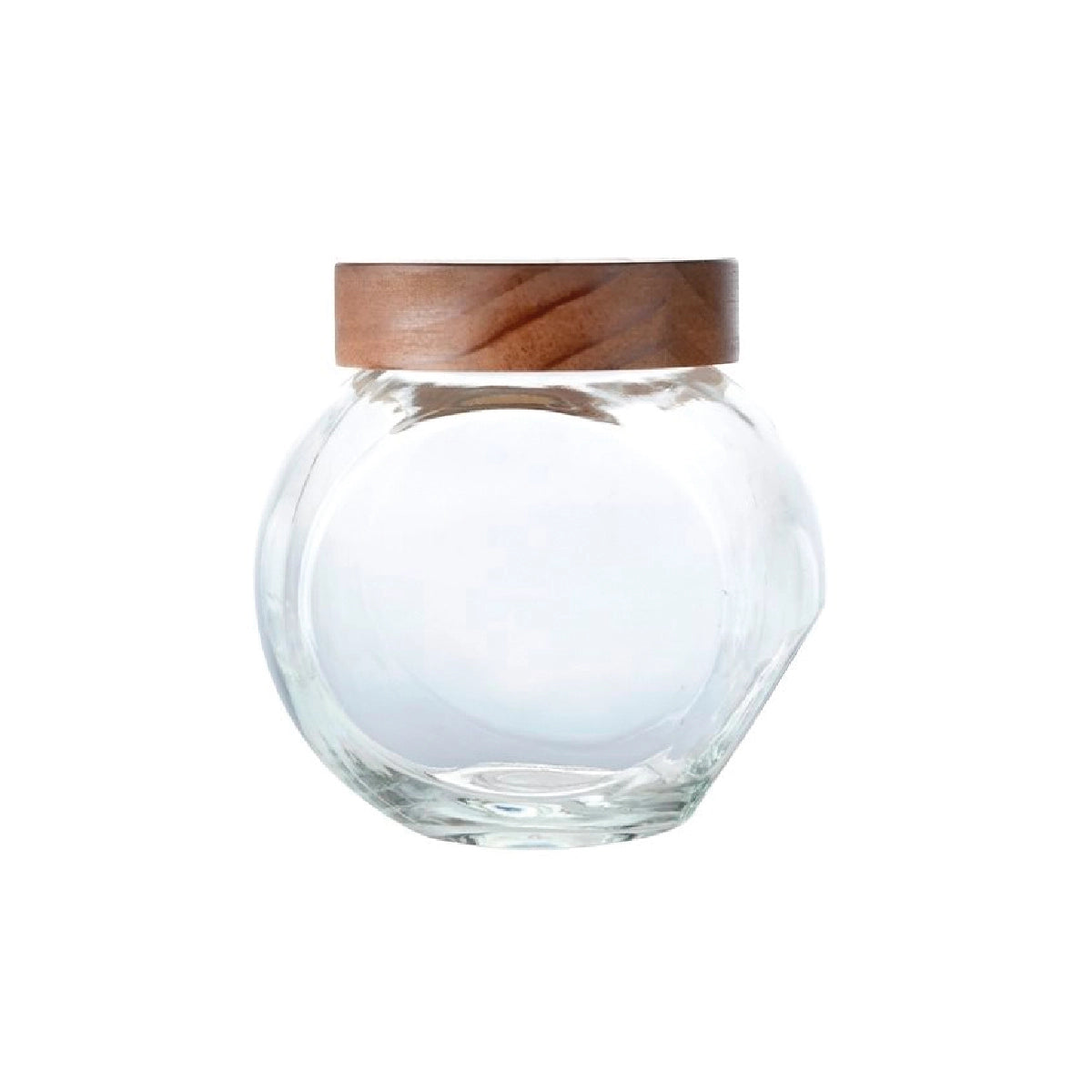 Frasco de vidrio tapa de madera 1,25 L