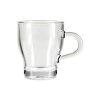 Taza de vidrio con asa 170 ml