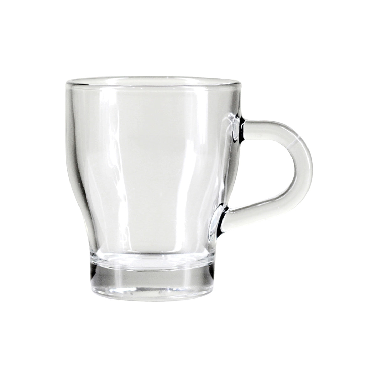 Taza de vidrio con asa 170 ml