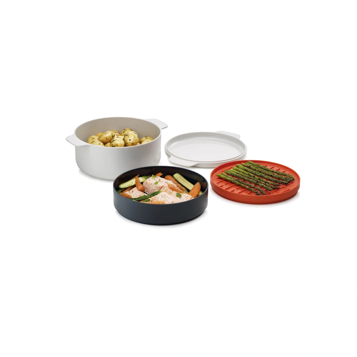 Set de 4 piezas para cocinar en microondas