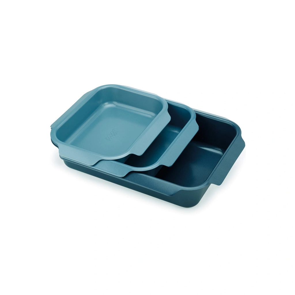 Juego de 3 bandejas altas para horno