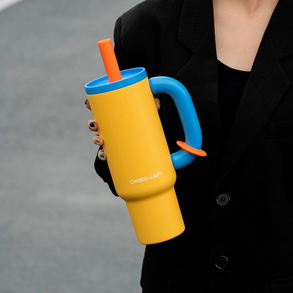 Bawang Tumbler amarillo-azul