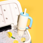 Bawang Tumbler blanco-celeste