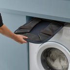Cesta de lavandería plegable color negro 35L