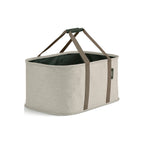 Cesta de lavandería plegable color crudo de 35L