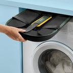 Cesta de lavandería plegable color verde 45L