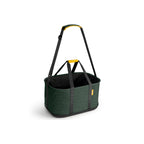 Cesta de lavandería plegable color verde 45L