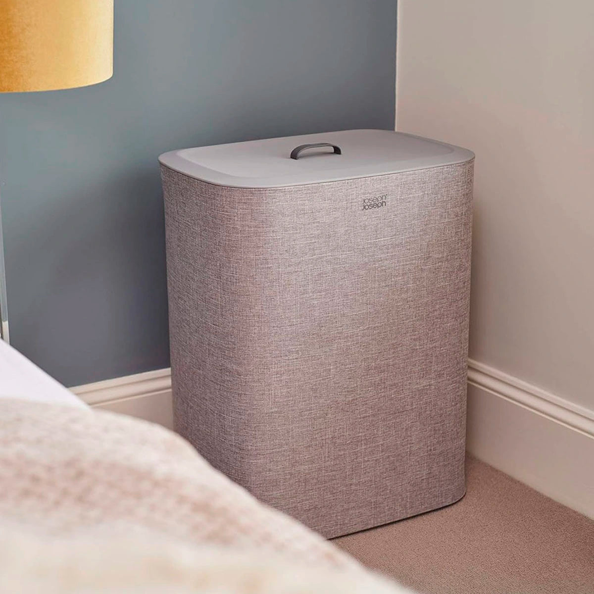 Cesta Tota para separación de ropa gris 90L
