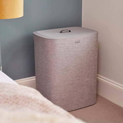 Cesta Tota para separación de ropa gris 90L