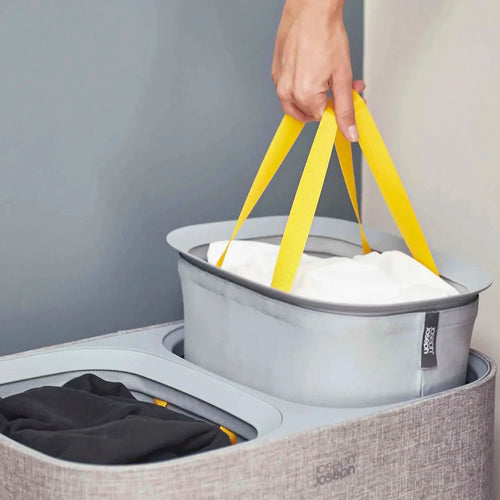 Cesta Tota para separación de ropa gris 90L