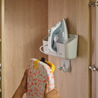 Soporte de pared para accesorios de planchado