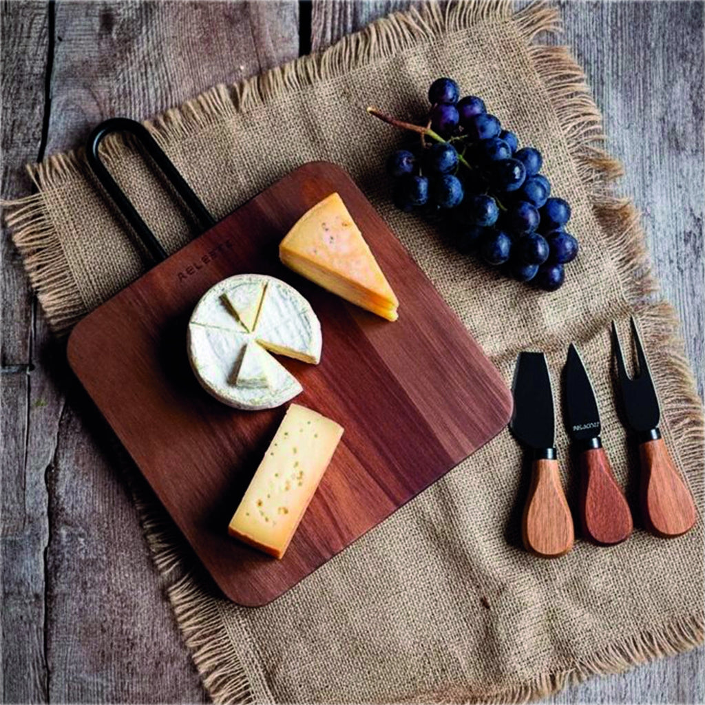 Set de tabla + 3 accesorios para queso