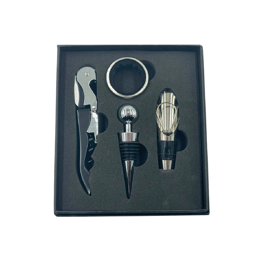 Set de Accesorios para Vino 4 Piezas