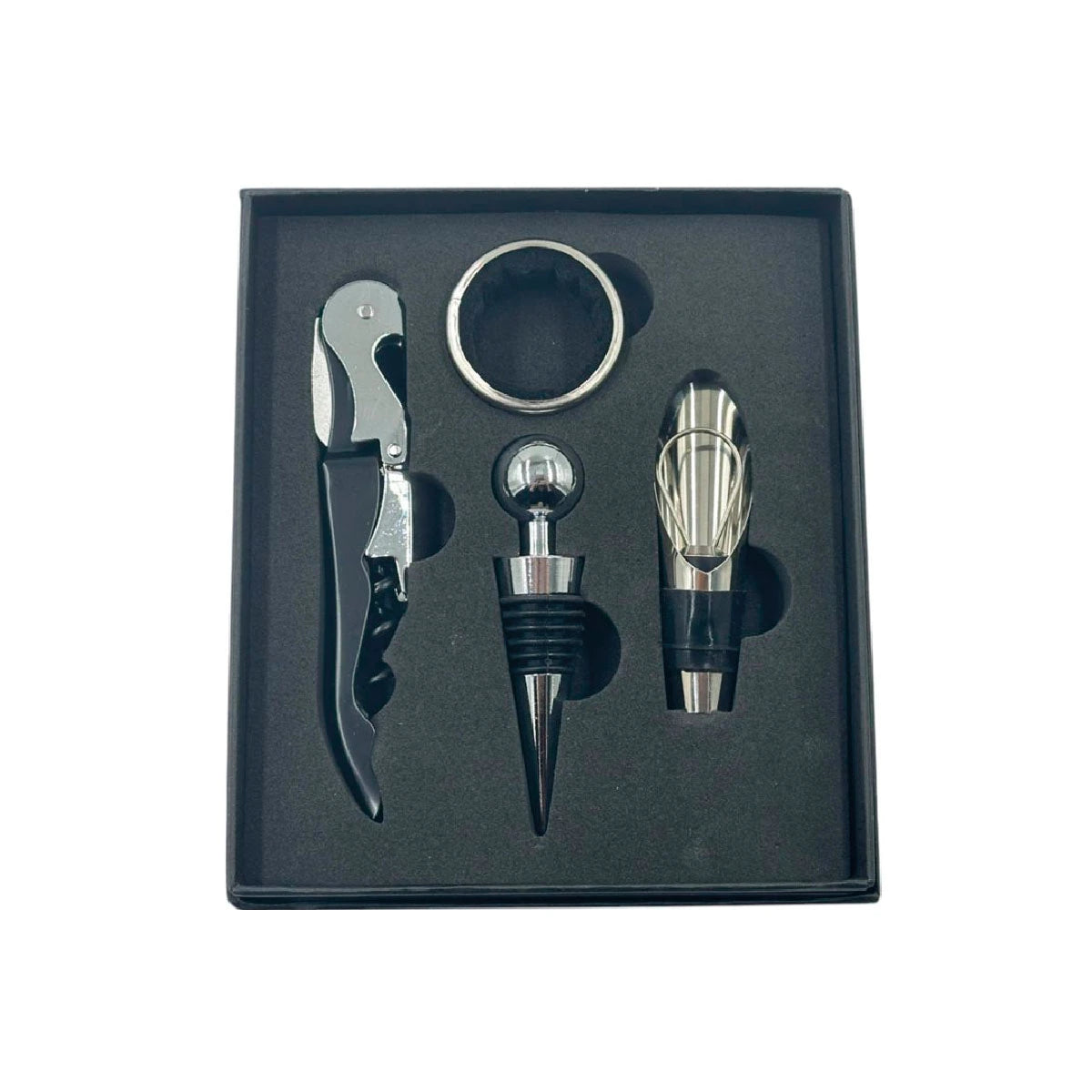 Set de Accesorios para Vino 4 Piezas