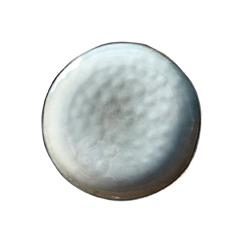 Plato de postre cerámica glaze beige