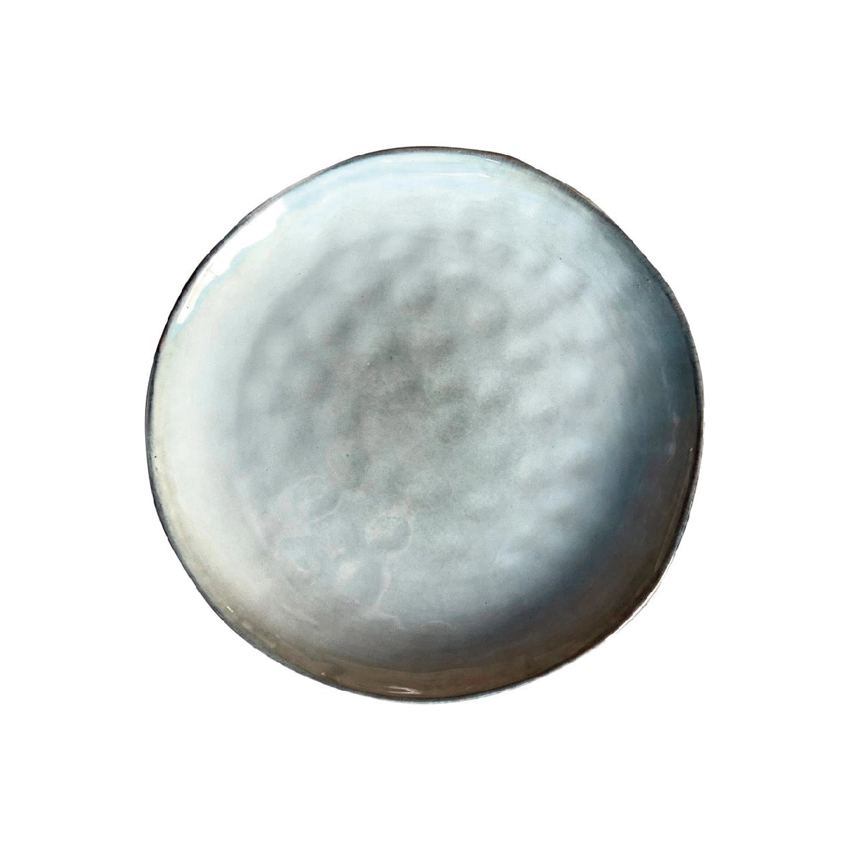 Plato de postre cerámica glaze beige