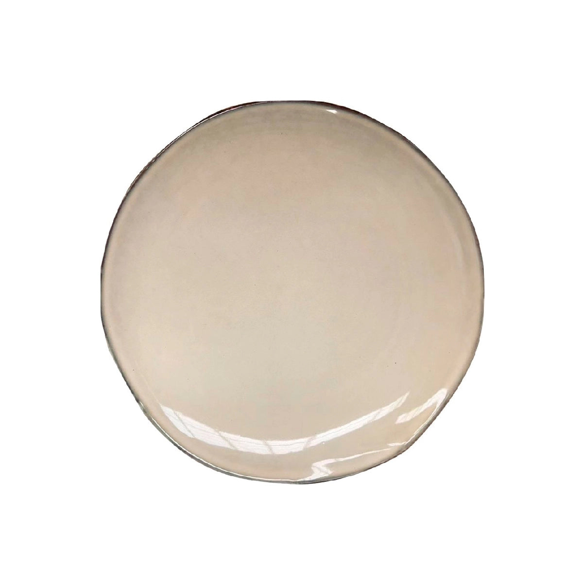 Plato de mesa cerámica 28 cm Glaze gris