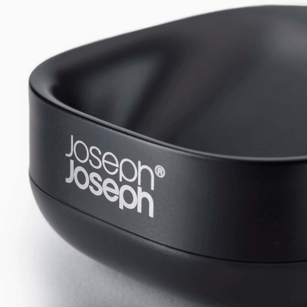 Jabonera compacta negro mate