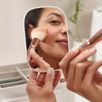 Organizador de cosméticos grande con espejo