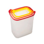 Set de 3 recipientes apilables altos