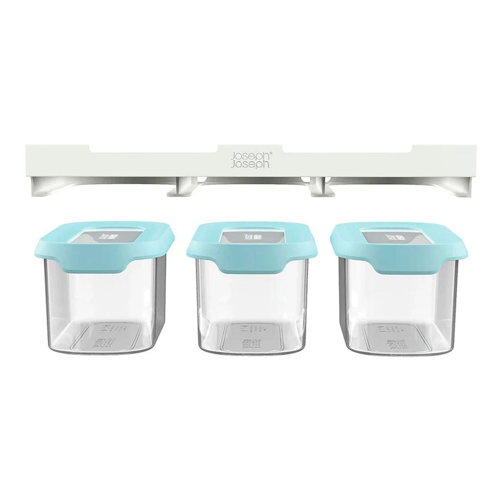 Set de 3 recipientes bajo estante 0.9L
